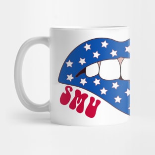 SMU Blue Star Lip Mug